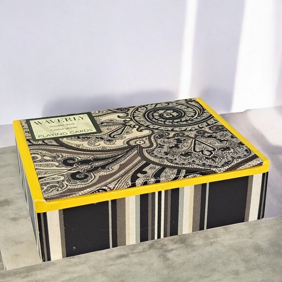 Waverly Double Deck Sealed Playing Card Set in Box Creative Papers C.R. Gibson - Picture 11 of 16